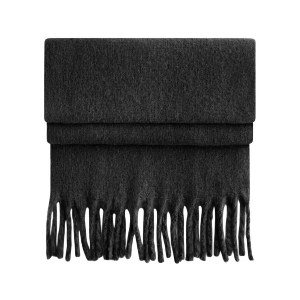 Beechfield Fluffy Scarf / Black